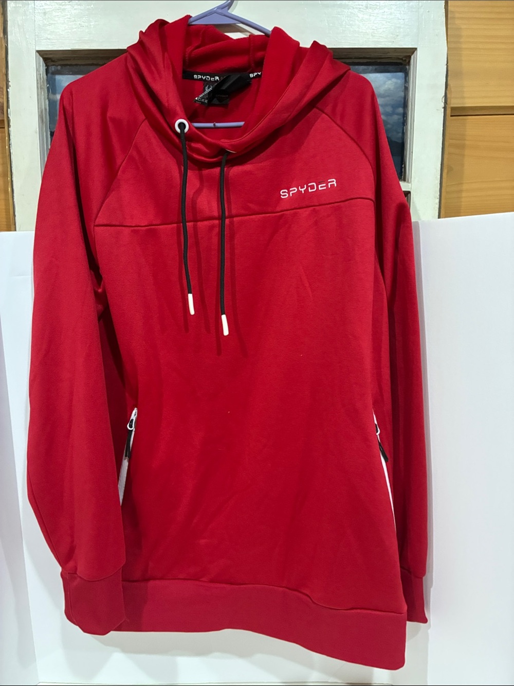 Spyder Red Hooded Pullover